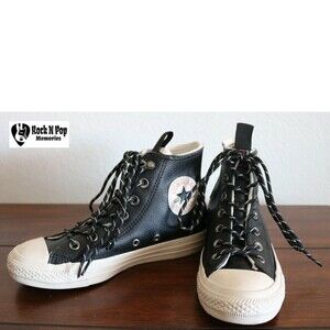 Converse Womens CTAS Desert Storm Sneakers Leather , Black 162386C , 5.5